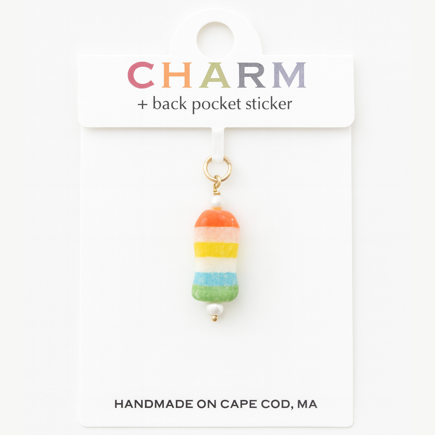 C-Breeze Treasure X CCC Handmade Fish Hoop and Chain Charms Sunset Single