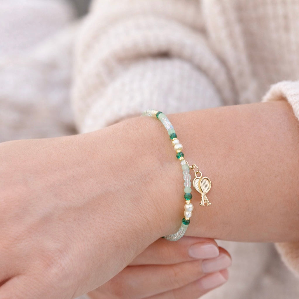 Match Point Vibes Pearl Bracelet