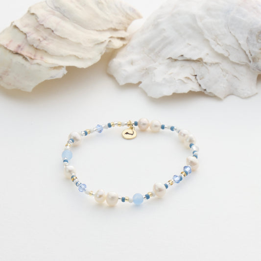 Nantucket Pearl Beach Bead  Bracelet