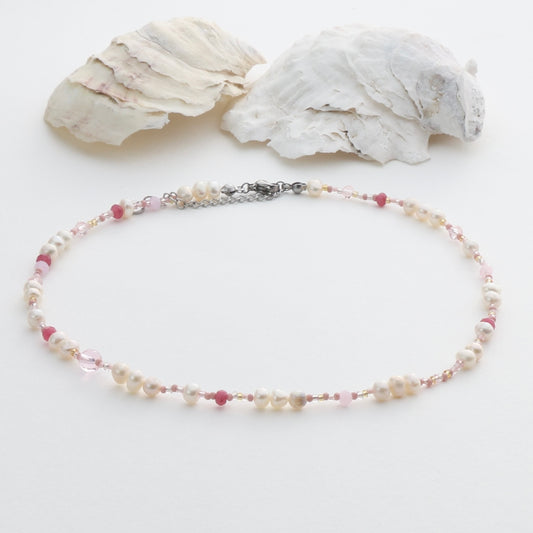 Aquinnah Pearl Beach Bead Choker