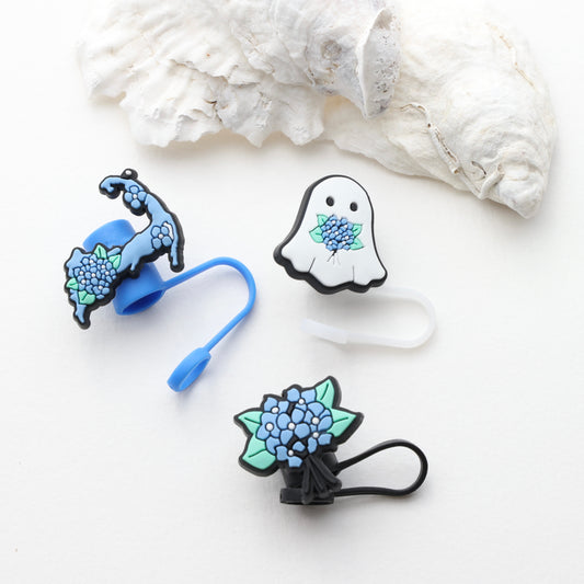 Cape Cod Stanley Straw Toppers Hydrangea Collection