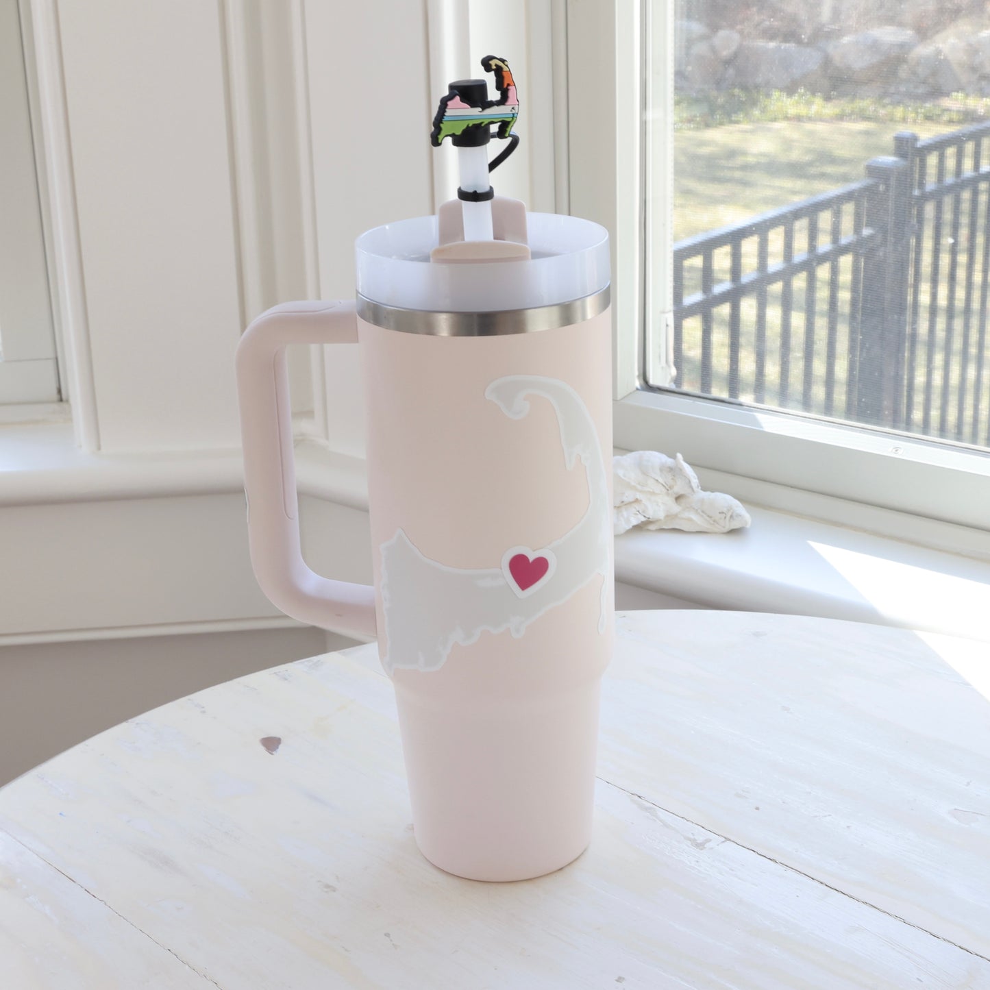 Your place, Your Heart Large Cape Cod Bumper Sticker