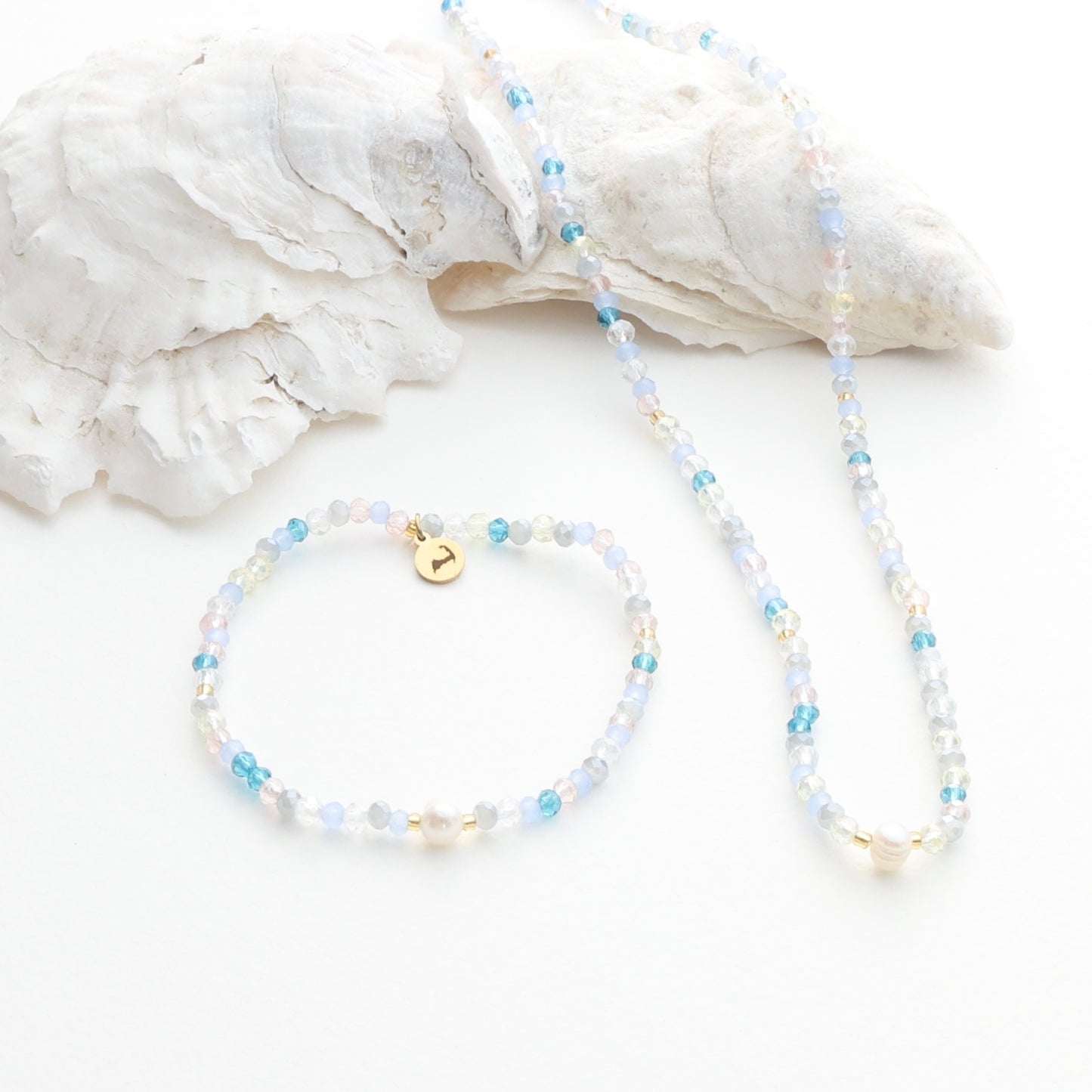 NEW!! Ocean Mist Pearl Choker Necklace
