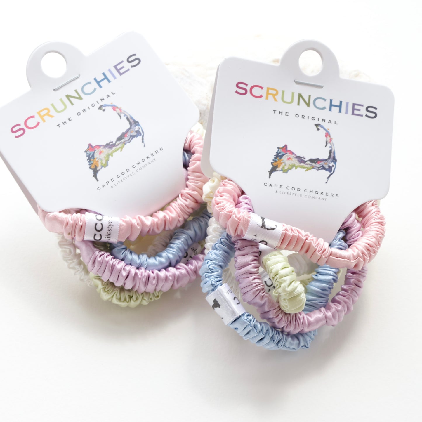 NEW!! 100% Silk Cape Cod Life Scrunchies