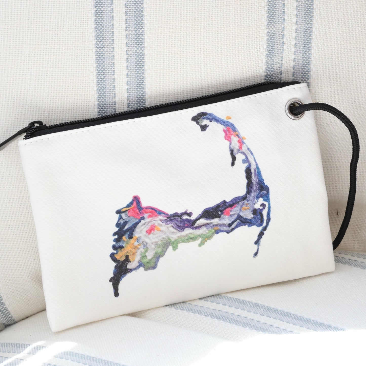NEW!! Dockside Cotton Canvas Wristlet
