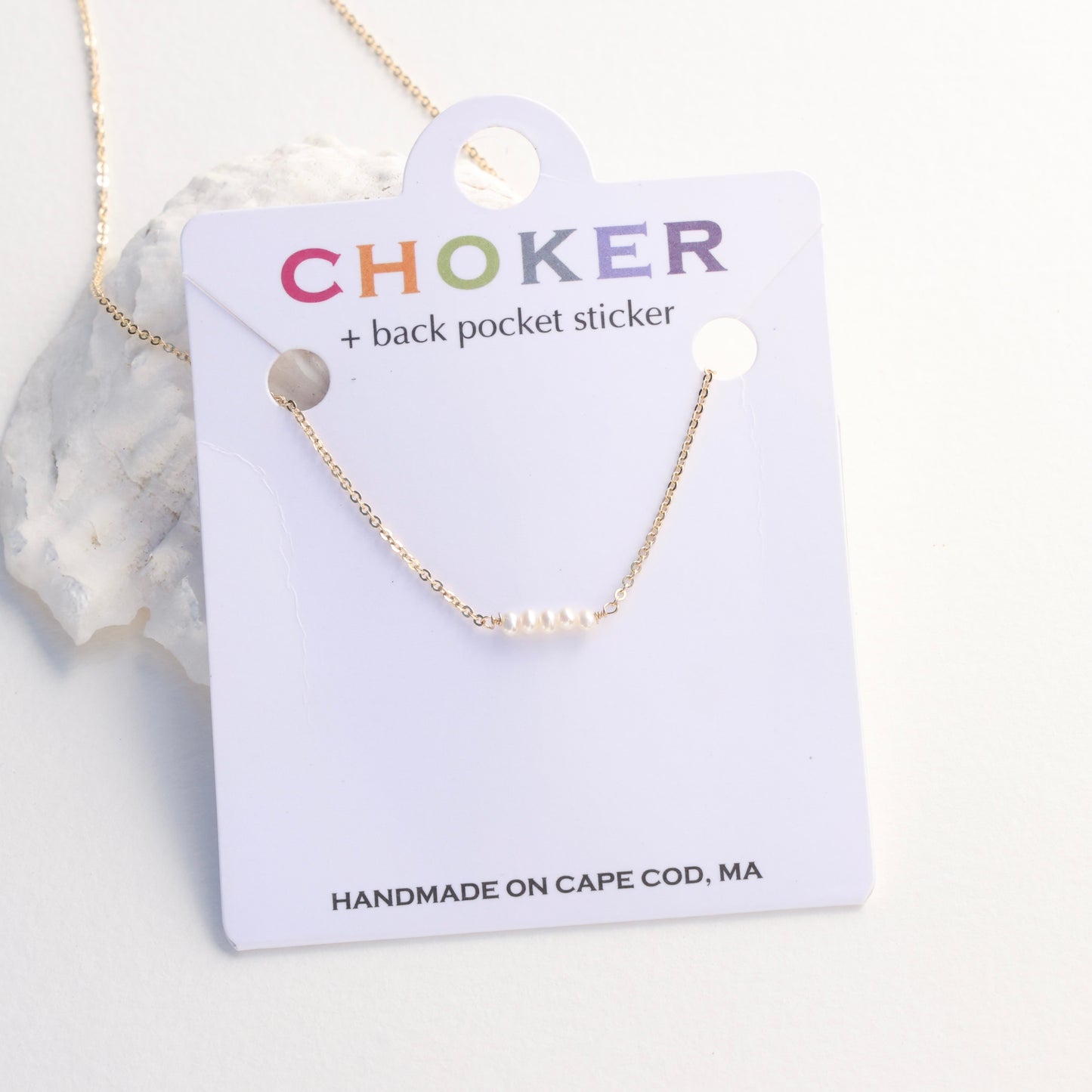NEW!! Sandbar Dainty Pearl Choker