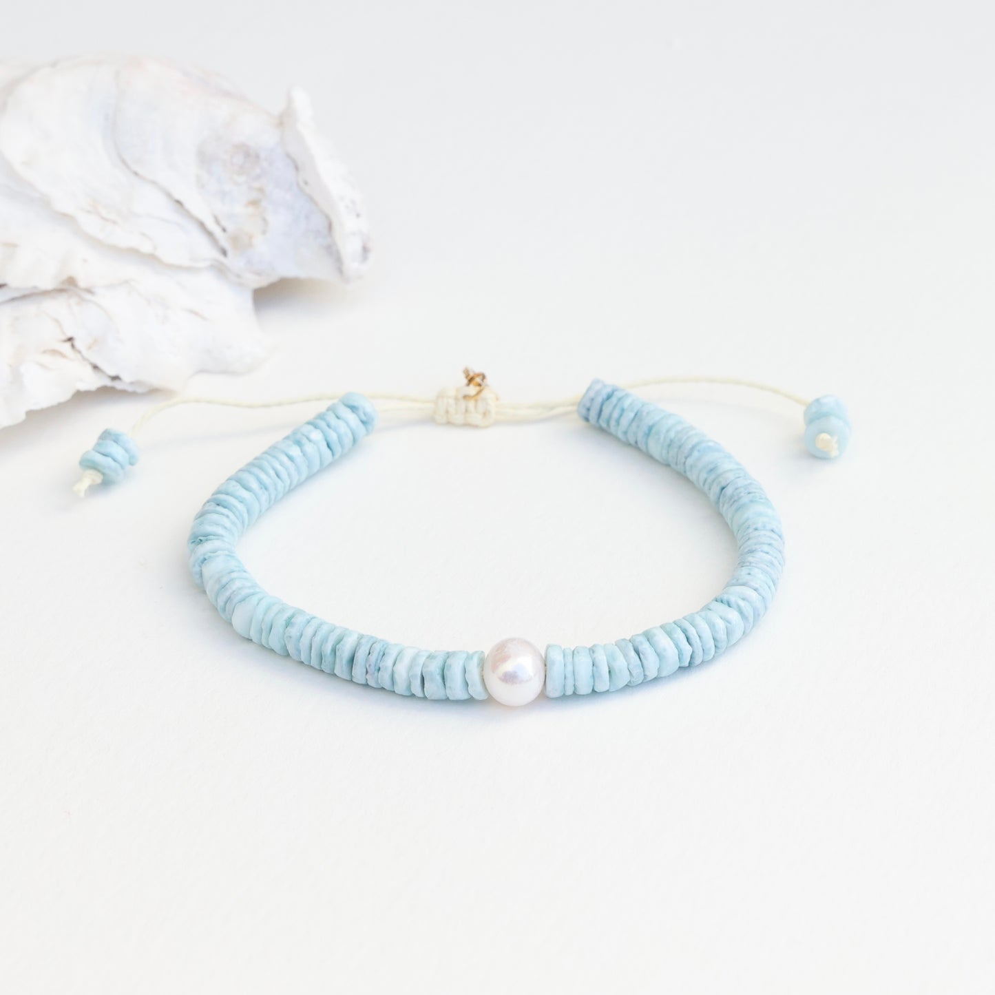 Ala Moana Solid Sea Pearl and Puka Bracelet