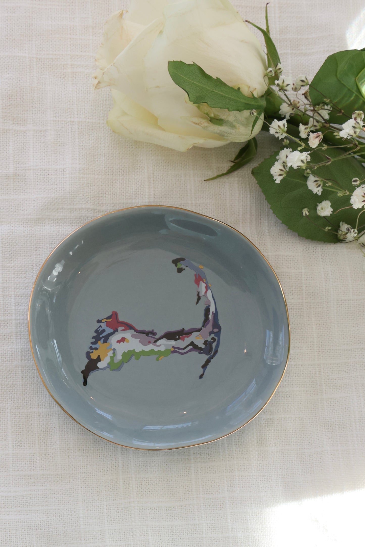 Cape Cod Trinket Bowl Sage