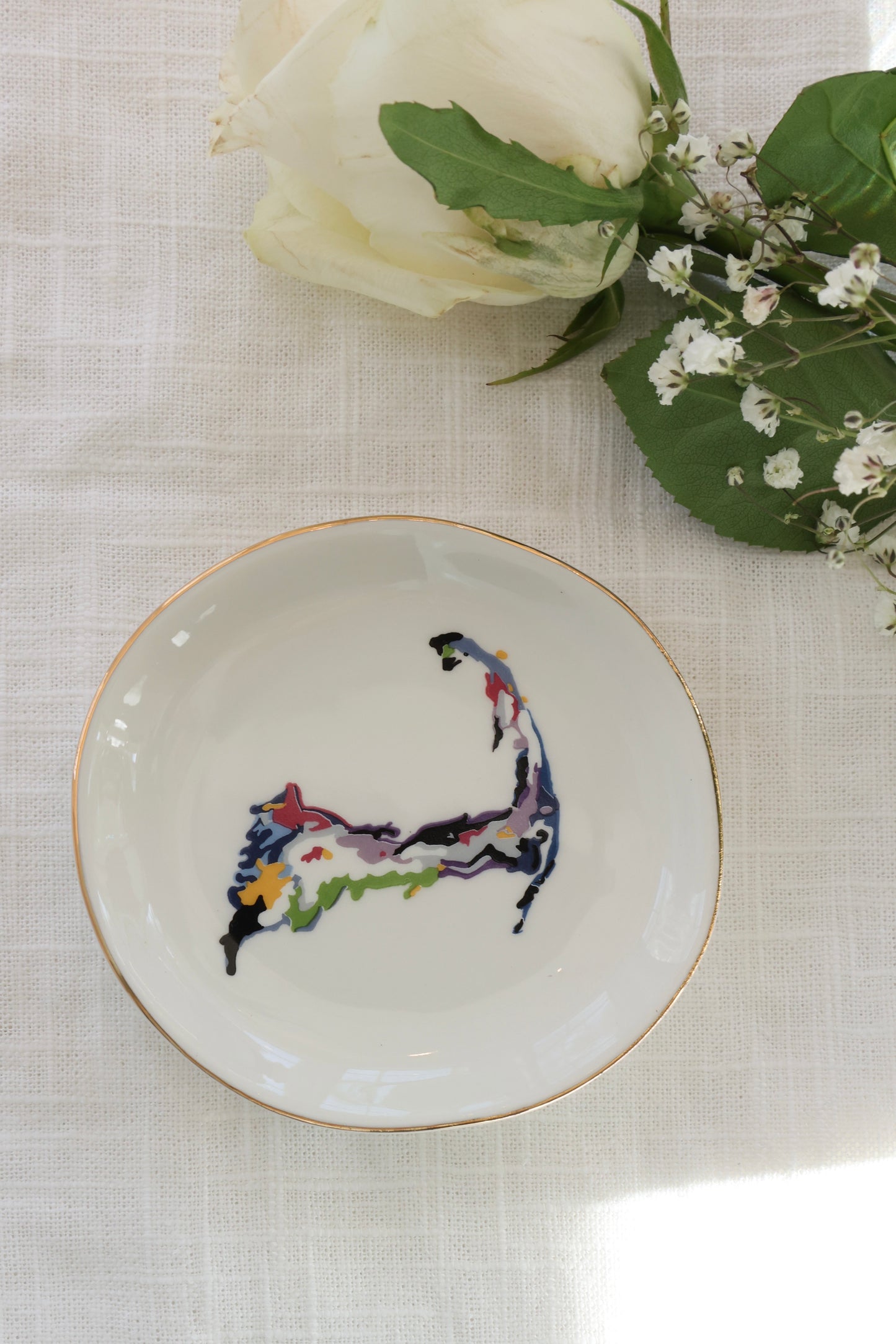 Cape Cod Trinket Bowl Blue