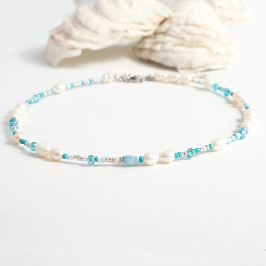 Nauset Pearl Beach Bead Choker