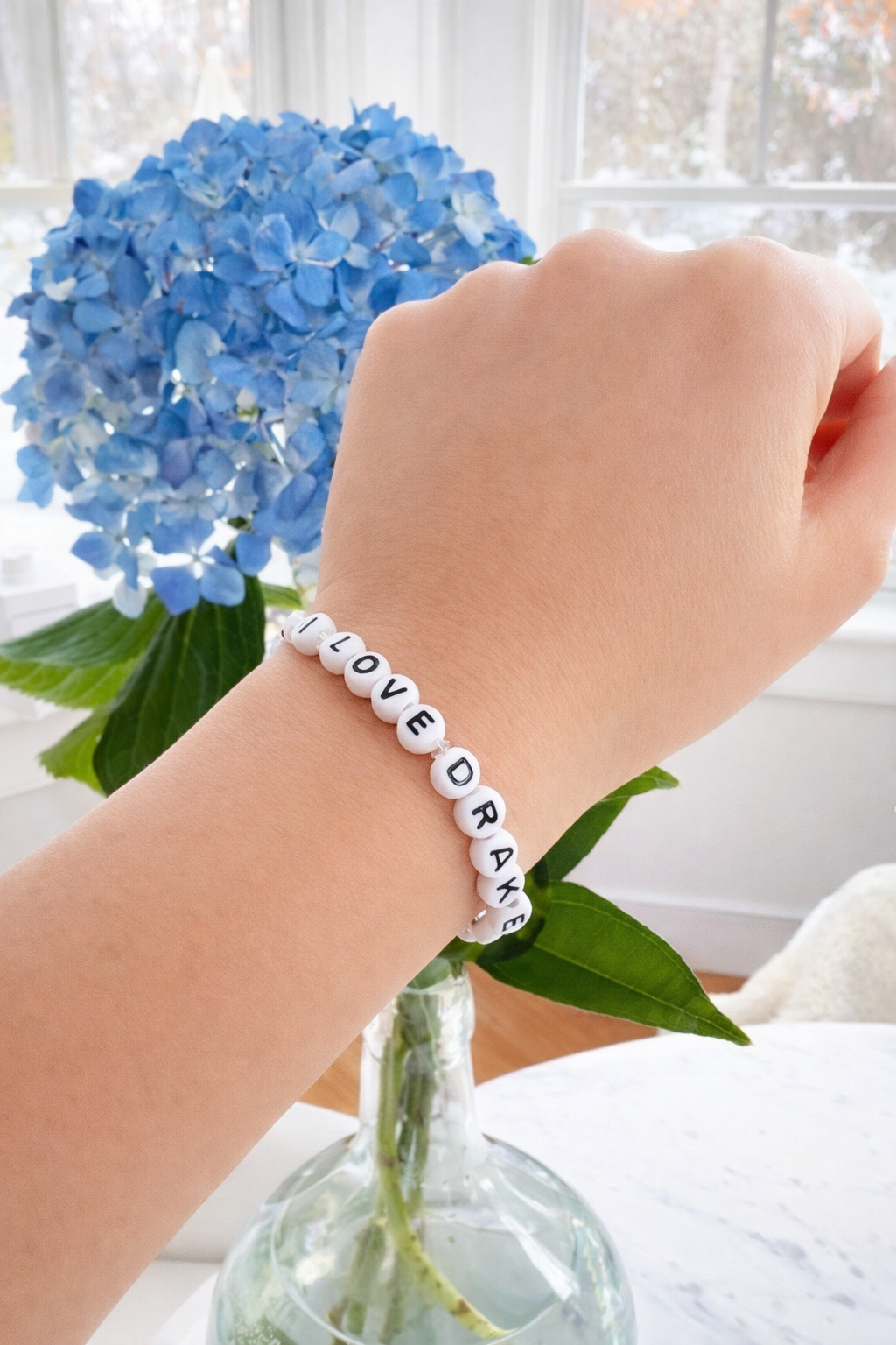 I love Drake Maye Pearl Bracelet