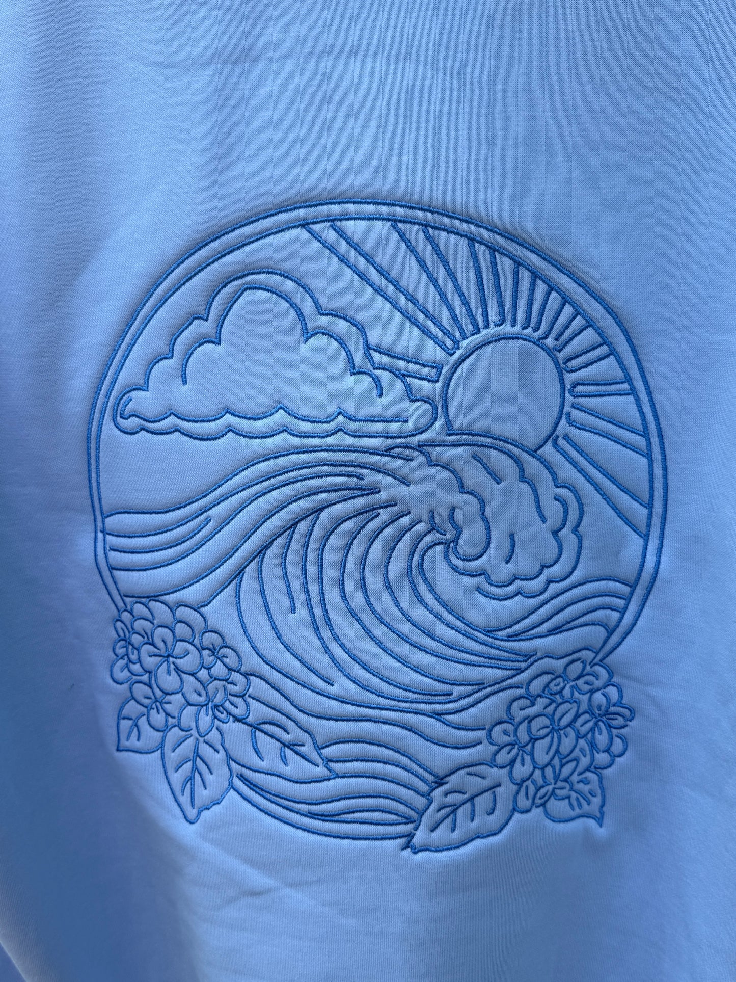 New!! Blue Crush Puff Hoodie