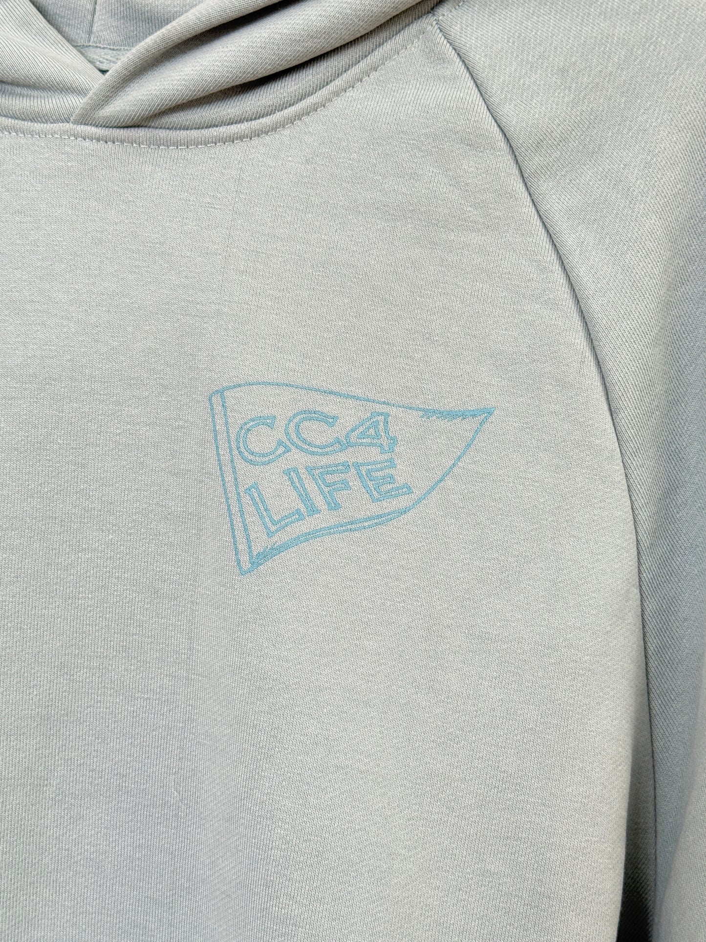 NEW!! CC4Life Cape Icon Hoodie heavy Weight Dusty Aqua