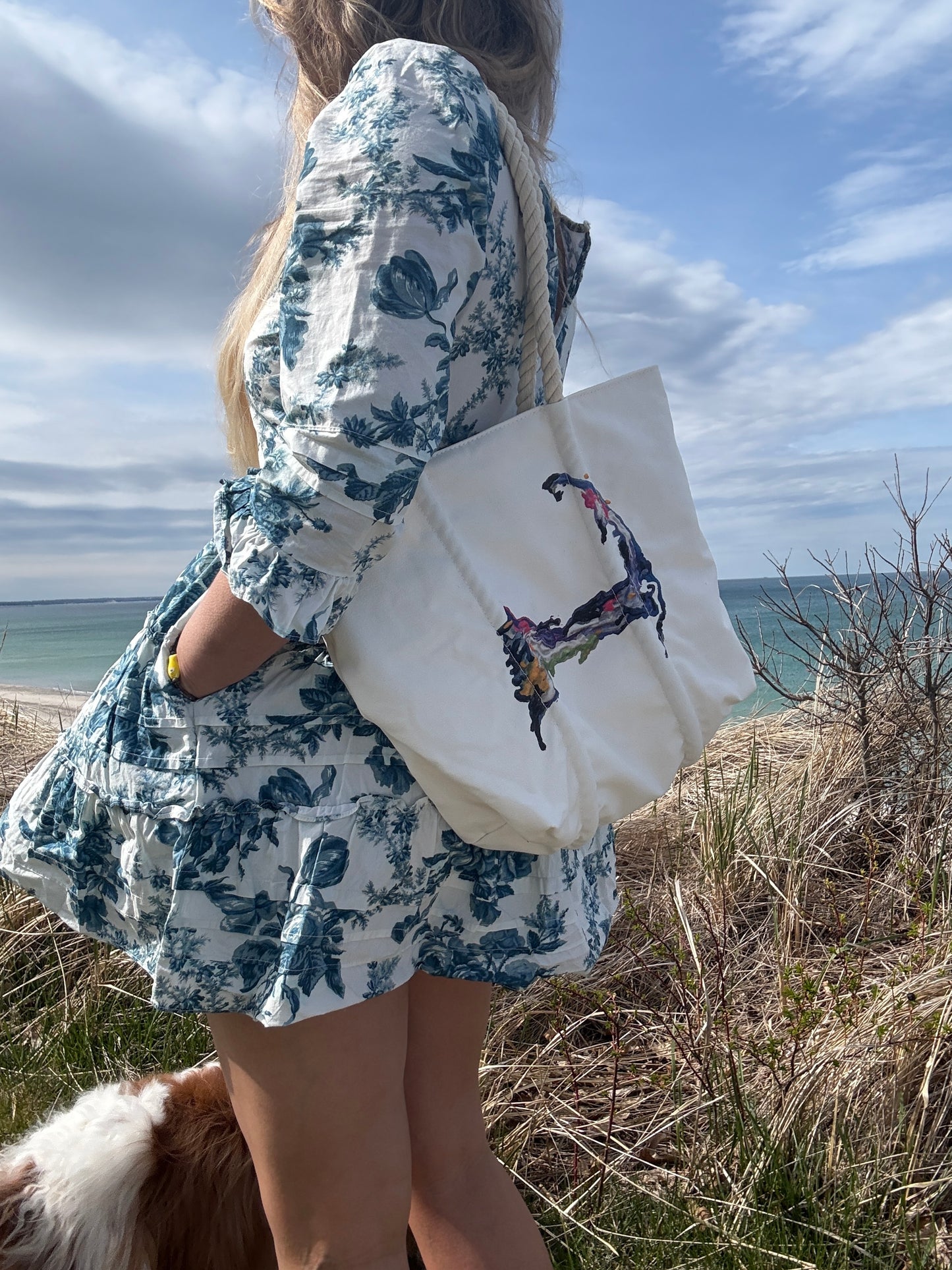 NEW!! Dockside Cape Cod Cotton Canvas Tote