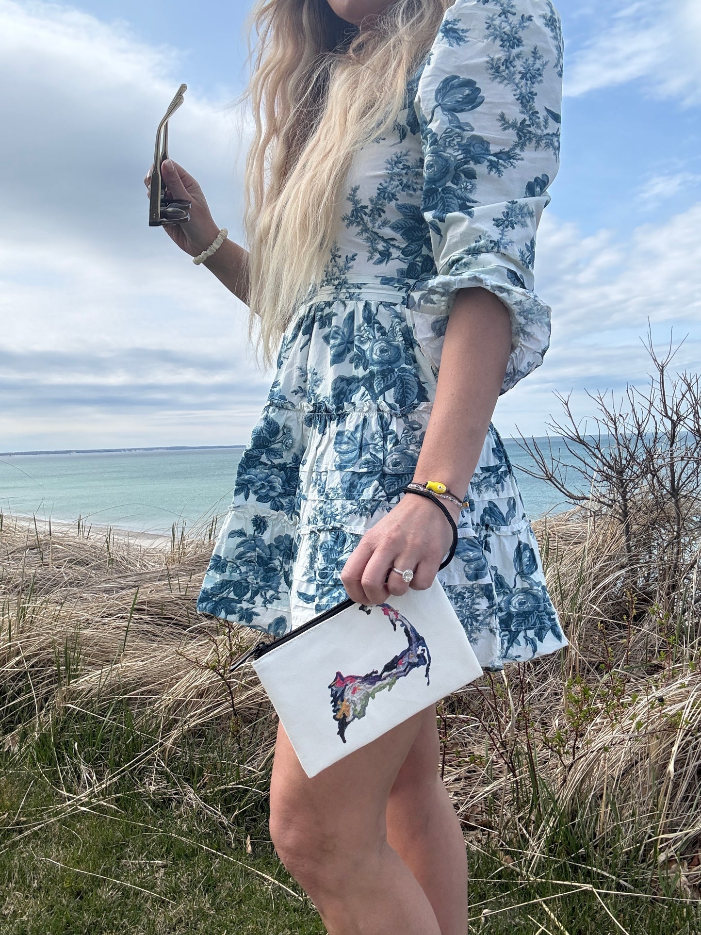 NEW!! Dockside Cotton Canvas Wristlet