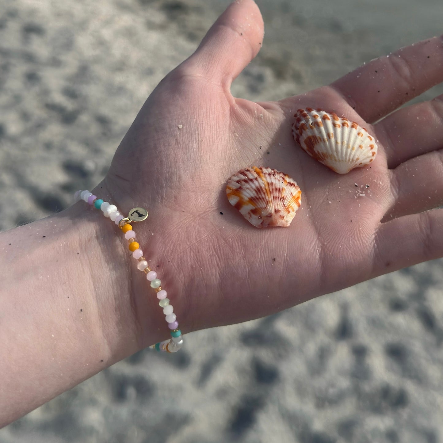 Sunset Vibes Pearl Bracelet