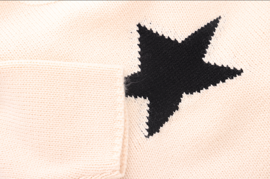 Cropped Star Sweater