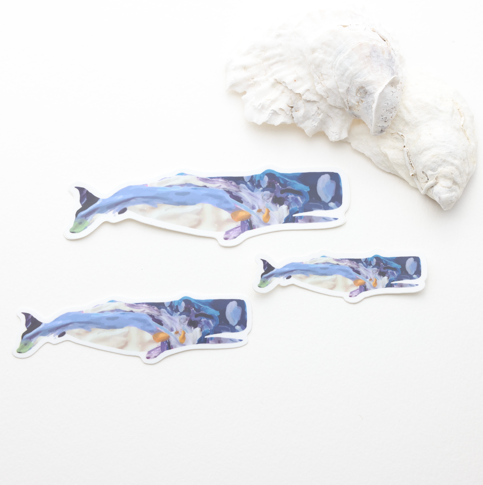 Colorful Abstract Whale