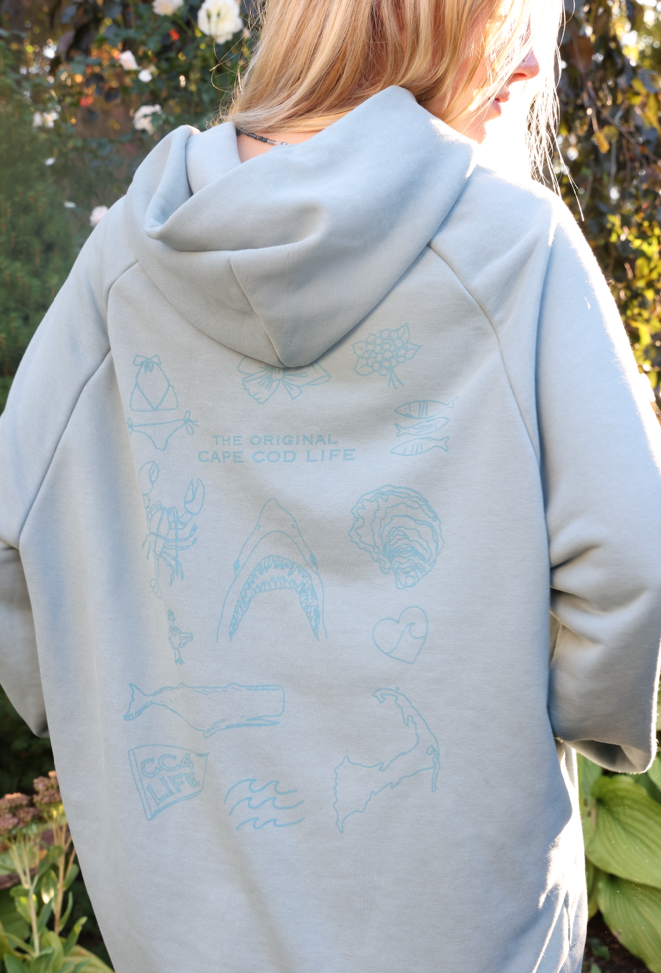 NEW!! CC4Life Cape Icon Hoodie heavy Weight Dusty Aqua