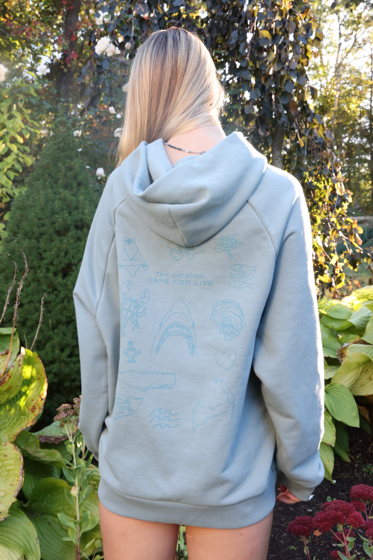 NEW!! CC4Life Cape Icon Hoodie heavy Weight Dusty Aqua
