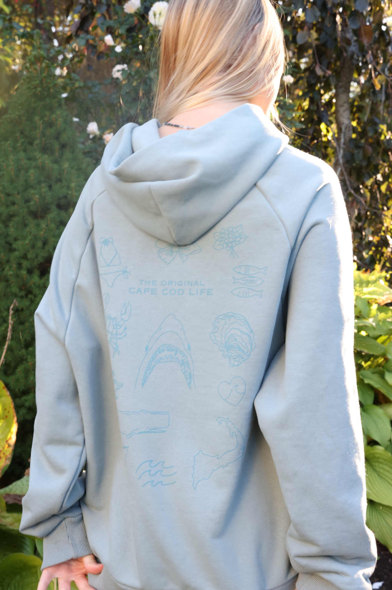 NEW!! CC4Life Cape Icon Hoodie heavy Weight Dusty Aqua