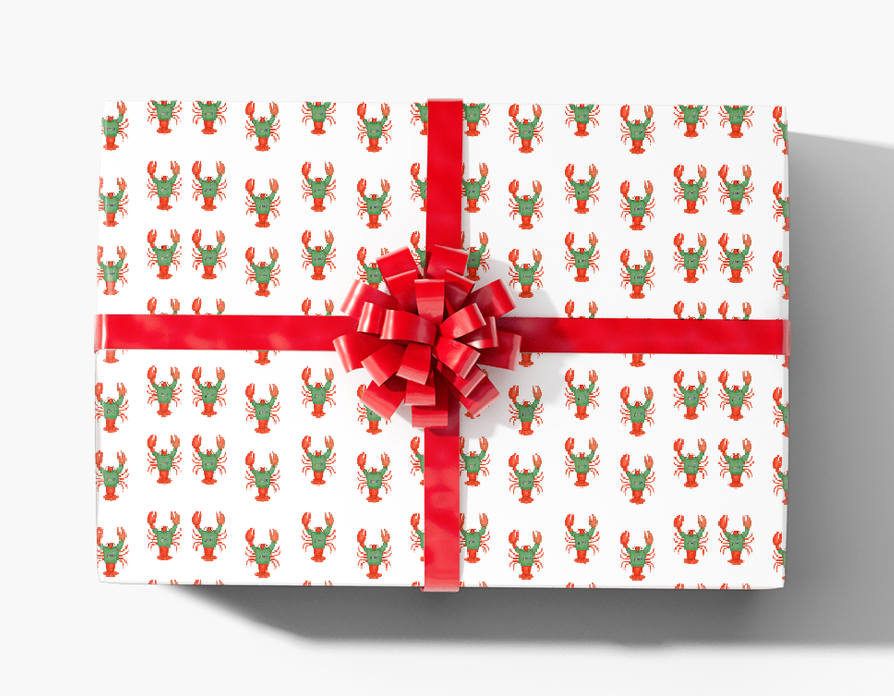 NEW!! Cozy Cape Cod Lobster Gift Wrap