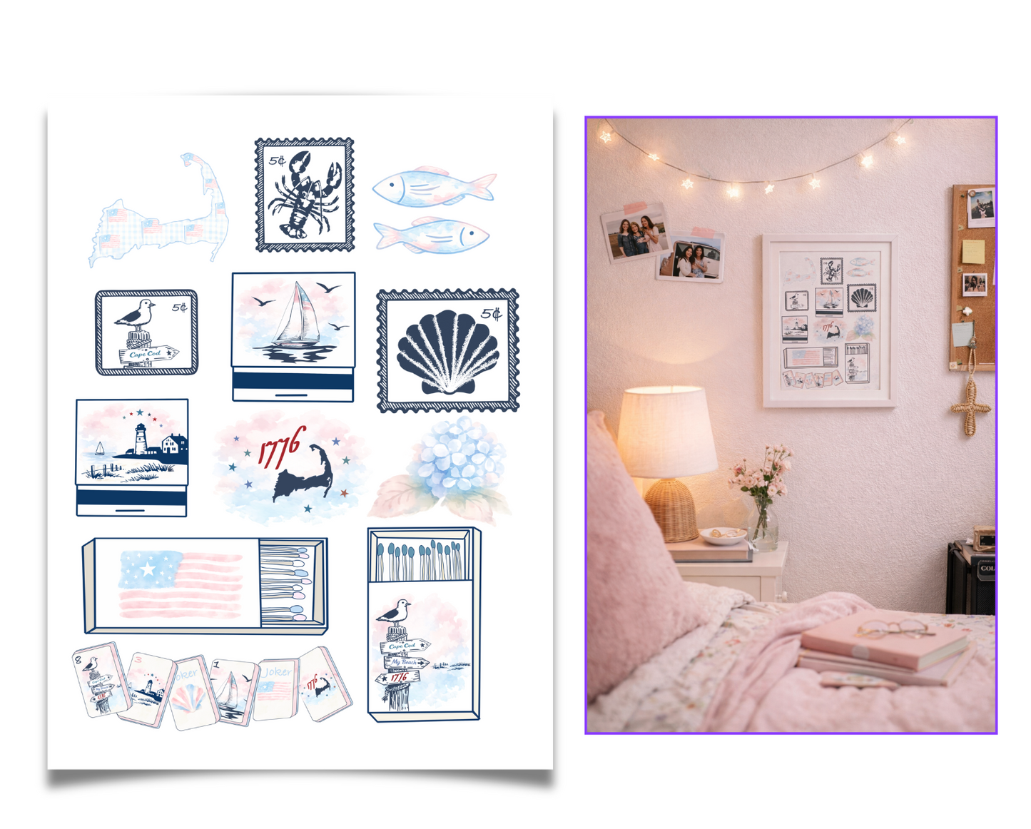 Limited Edition 1776 Cape Cod posters