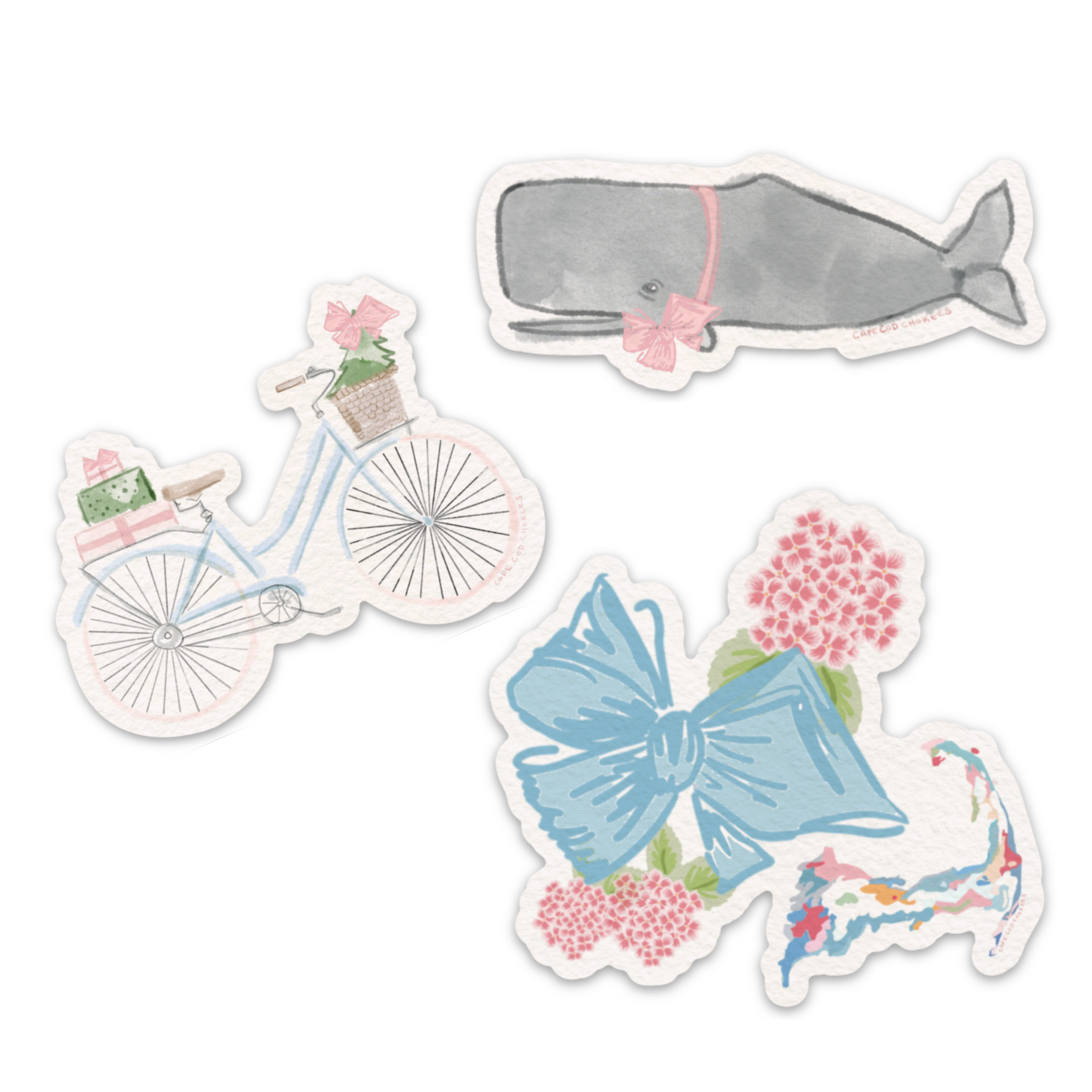 Cape Cod Summer House Stickers Collection