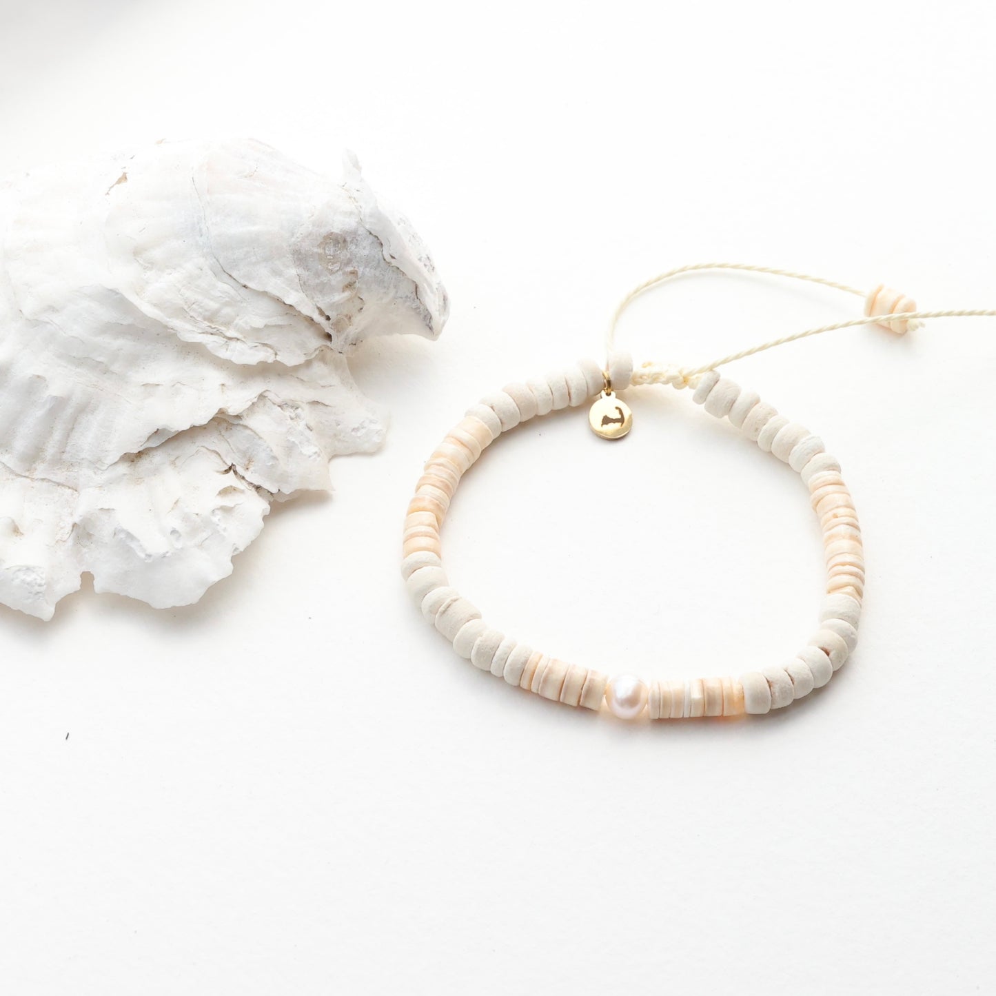 Ala Moana Sand Pearl and Puka Bracelet