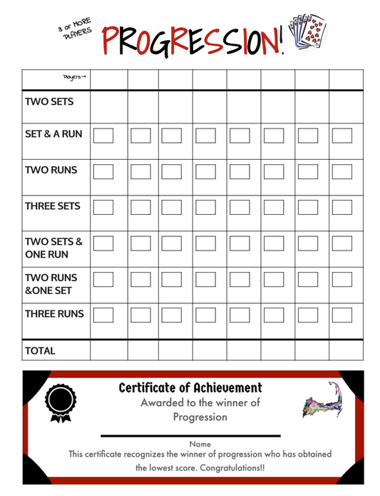 Progression!! The Card Game **FREEBIE**