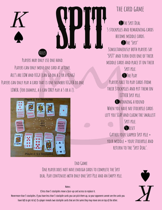 Spit The Card Game