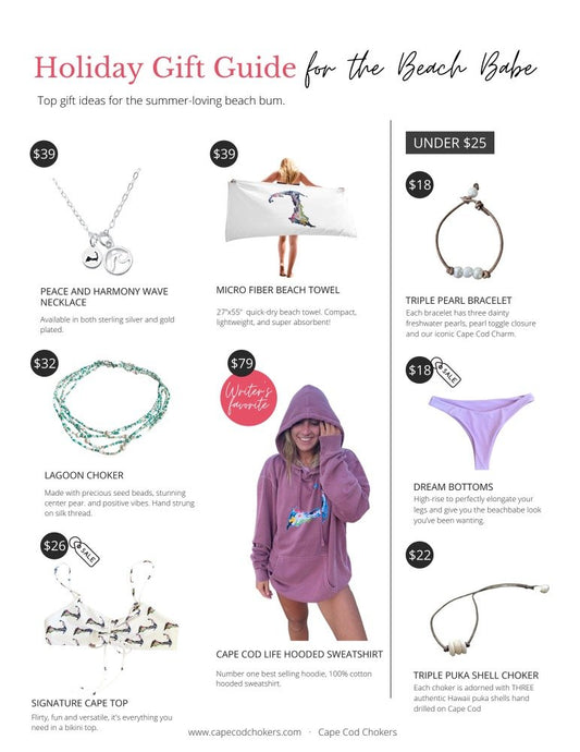 Holiday  Gift Guide For the Beach Babe