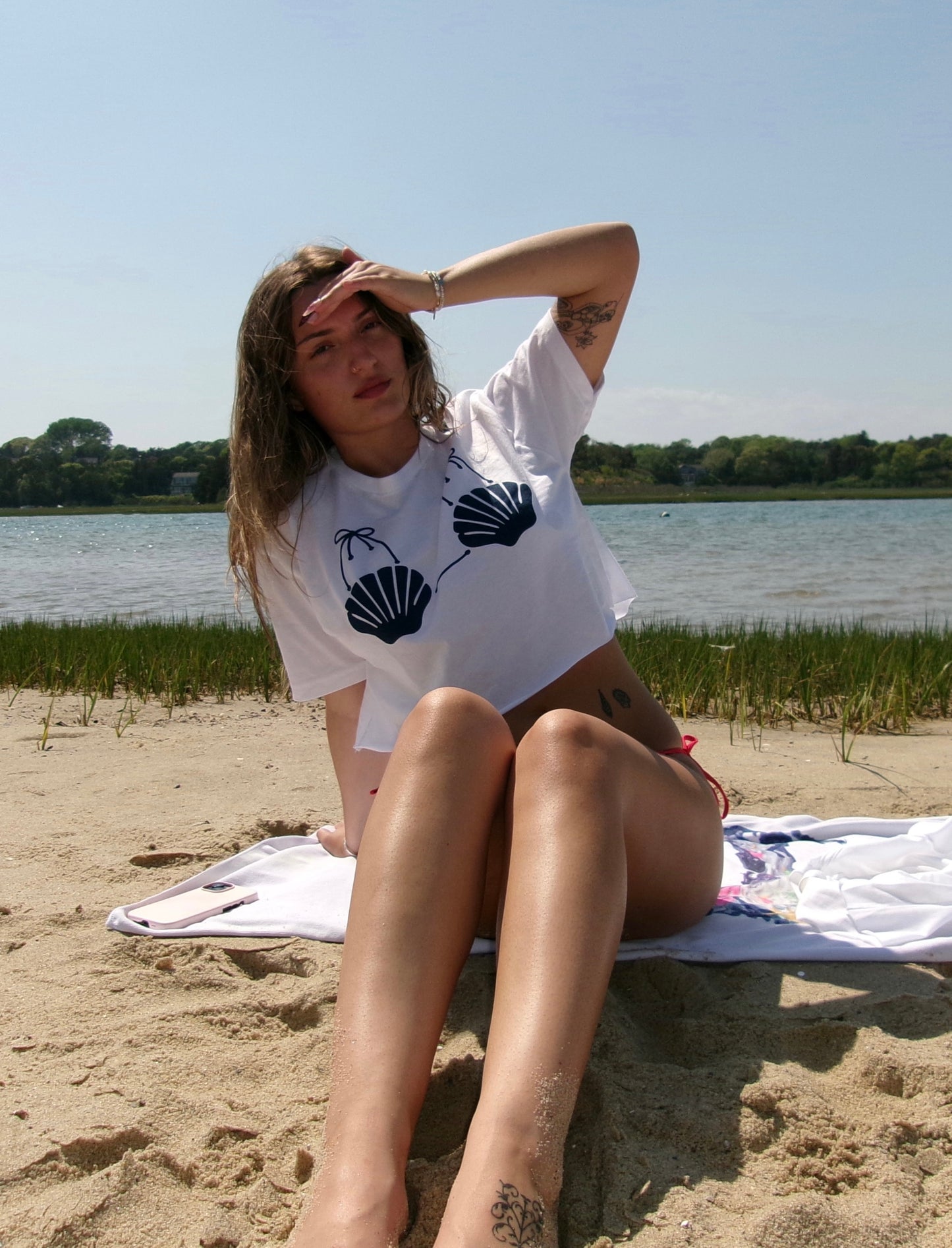 Shell Bikini Tee