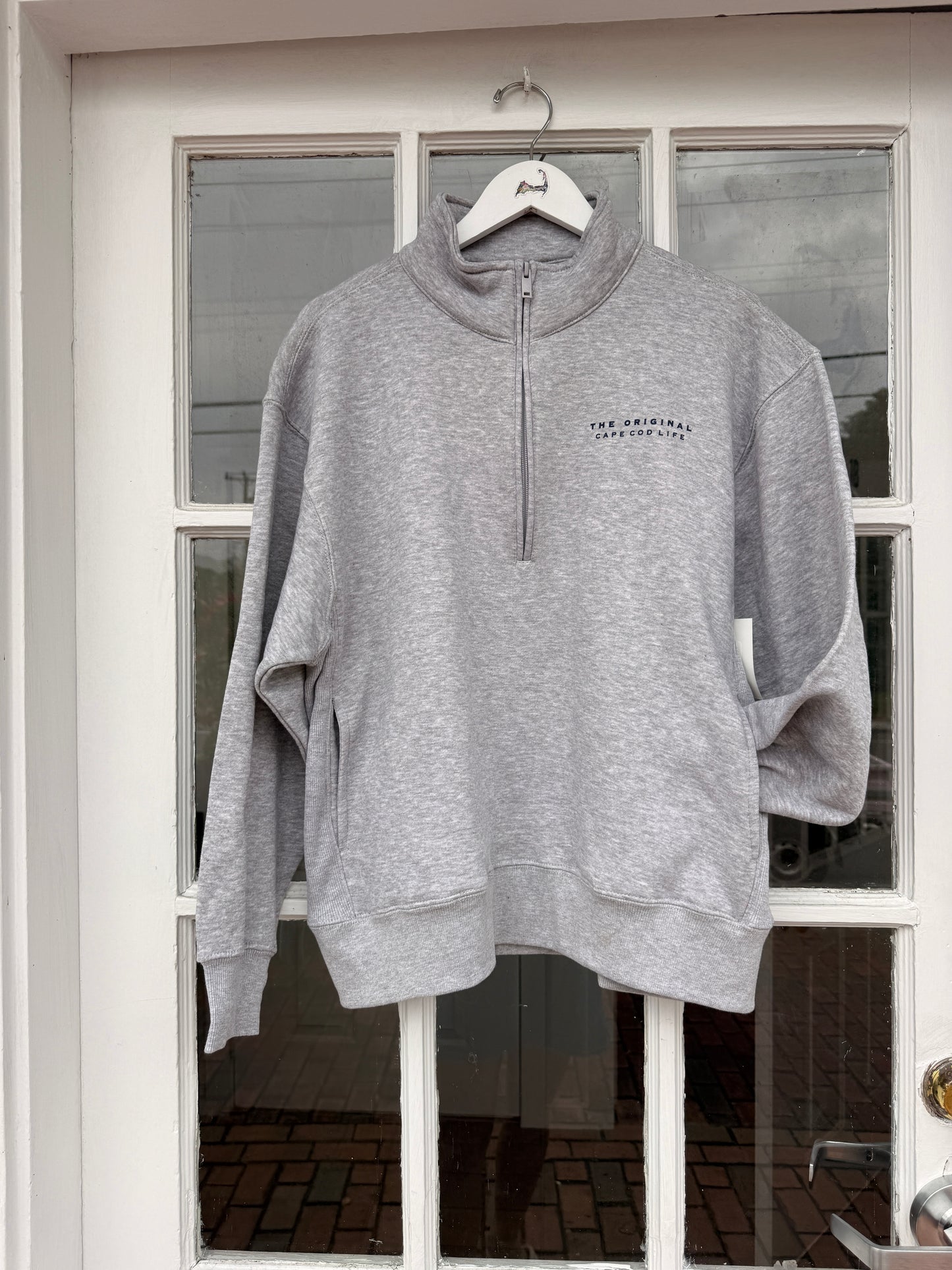 Cape Cod Abstract Mockneck Zip
