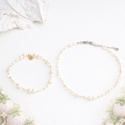 Pineberry Beach Bead Choker