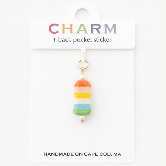 C-Breeze Treasure X CCC Handmade Fish Hoop and Chain Charms Sunset Single