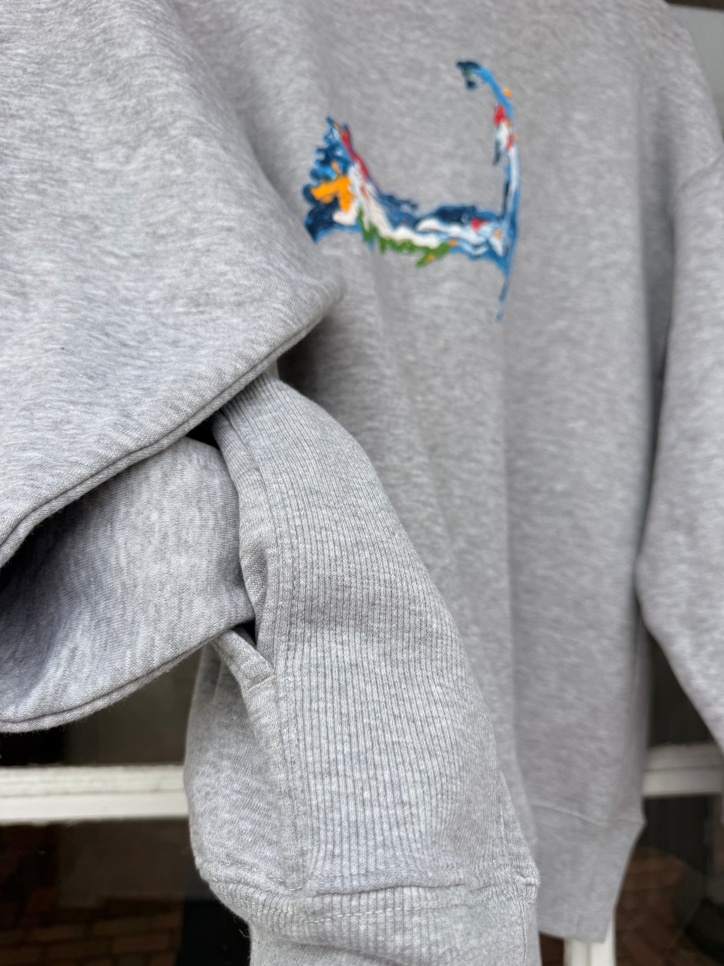 Cape Cod Abstract Mockneck Zip