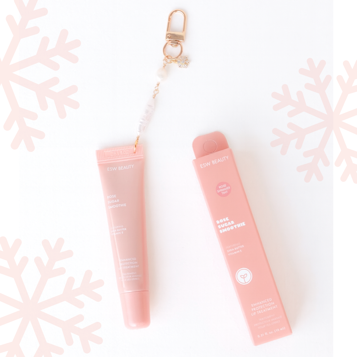 NEW!! Winter Wonderland Lip Gloss + Pearl Chain Rose Sugar