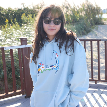 Cape Cod Hoodie Baby Blue