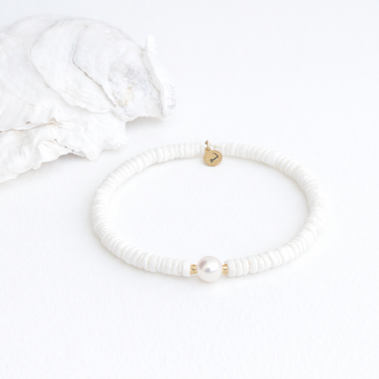 Puka Shell Ocean Breeze BRACELET Cloud