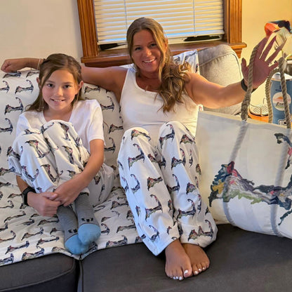 Kids Cape Cod Fuzzy PJ Pants