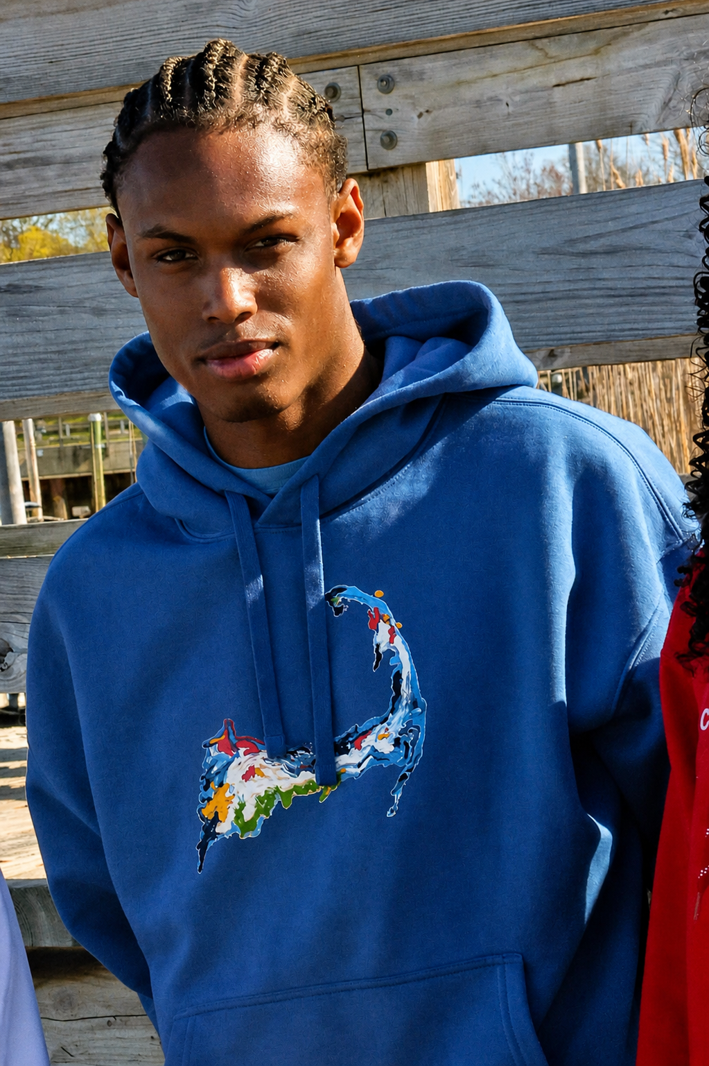 Americana Blue Cape Cod Oversized Hoodie