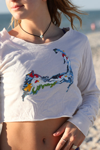 Aquamarine Leather Choker