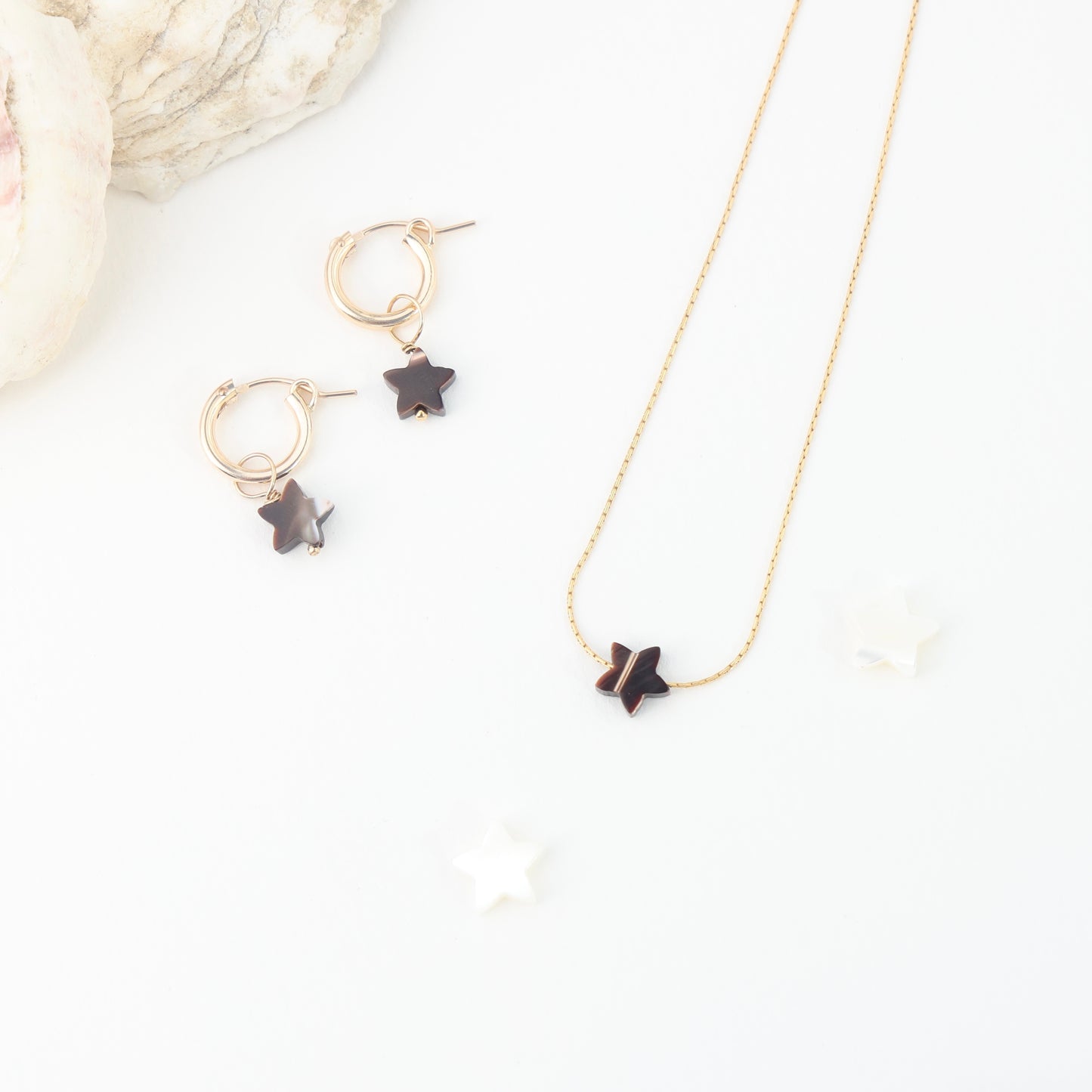 NEW!! Star Gold Floating Choker Necklace