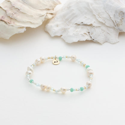 Sandy Neck Pearl Beach Bead Bracelet