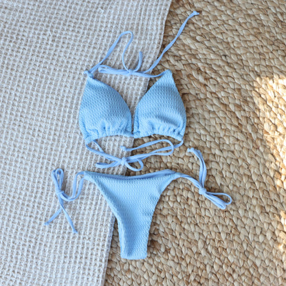 New!! Blue Ripple Bikini Set