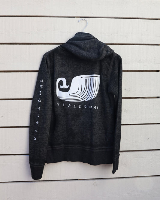 New!! Fatty Whale Zip Hoodie