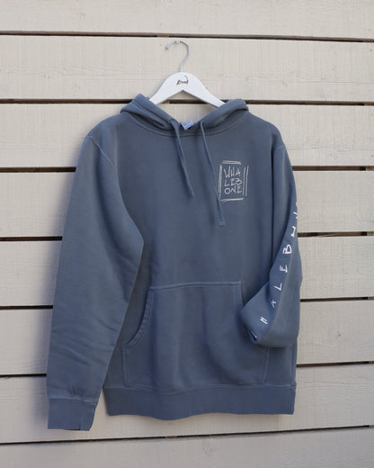 NEW!! Whalebone Head Pigment Dyed Hoodie