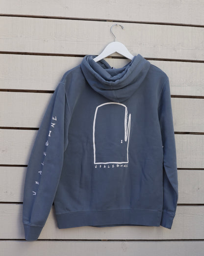 NEW!! Whalebone Head Pigment Dyed Hoodie