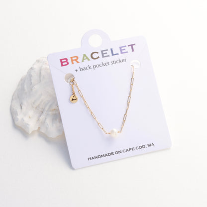 NEW!! Single Pearl Drift Bracelet